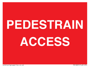 PEDESTRAIN ACCESS